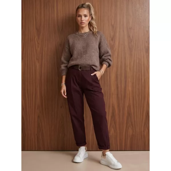  Női nadrág DSTREET UY3186 BURGUNDIA 