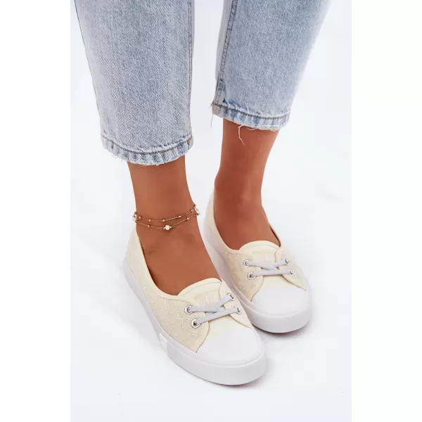  Női tornacipő LEE COOPER LCW-25-31-3445L BÉZS 