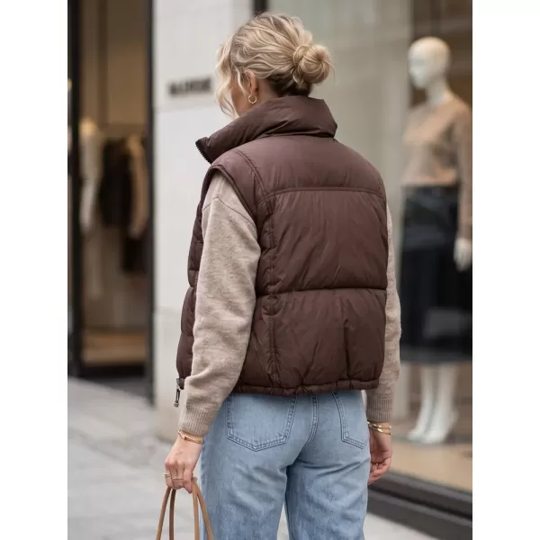  Női mellény DSTREET TY5972 BARNA 
