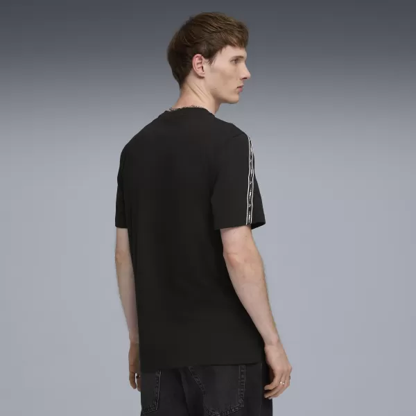  Férfi póló PUMA ESS TAPE TEE 69169301 PUMA FEKETE 