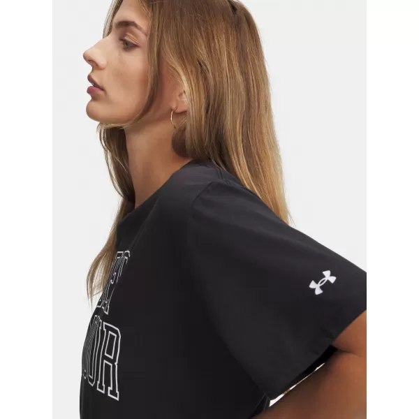  Női póló UNDER ARMOUR RIVAL OS CAMPUS TEE 6007883-001 FEKETE 