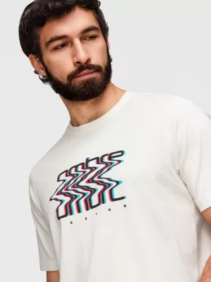 Férfi póló OMBRE OM-TSPT-0286 FEHÉR