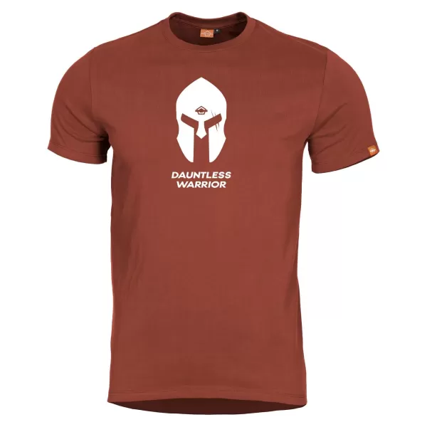  Férfi póló PENTAGON AGERON SPARTAN HELMET K09012-SH-74 BARNA VÖRÖS 