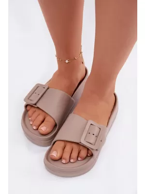 Női papucs BIG STAR SHOES TT274A079 BÉZS