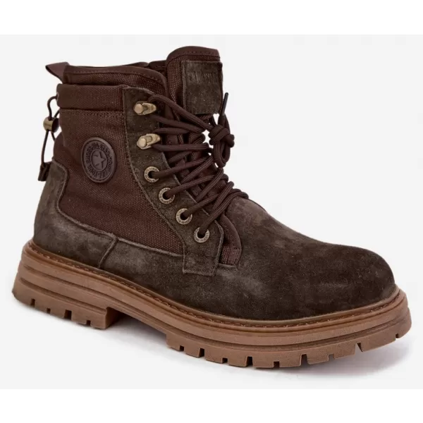  Férfi cipők BIG STAR SHOES UU174254 BARNA/BÉZS ÁRNYÉKOK 