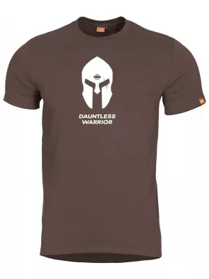 Férfi póló PENTAGON AGERON SPARTAN HELMET K09012-SH-26 TERRA BARNA
