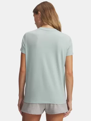 Női póló UNDER ARMOUR RIVAL CORE SS 1383648-477 KÉK