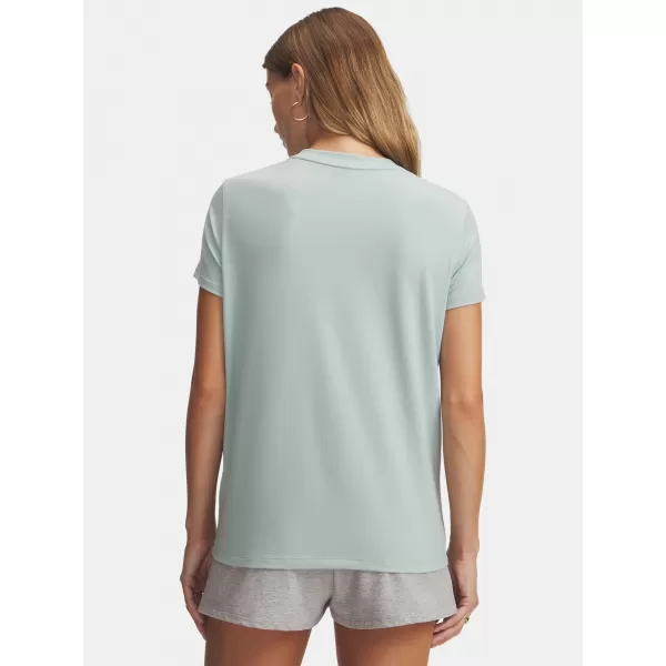  Női póló UNDER ARMOUR RIVAL CORE SS 1383648-477 KÉK 