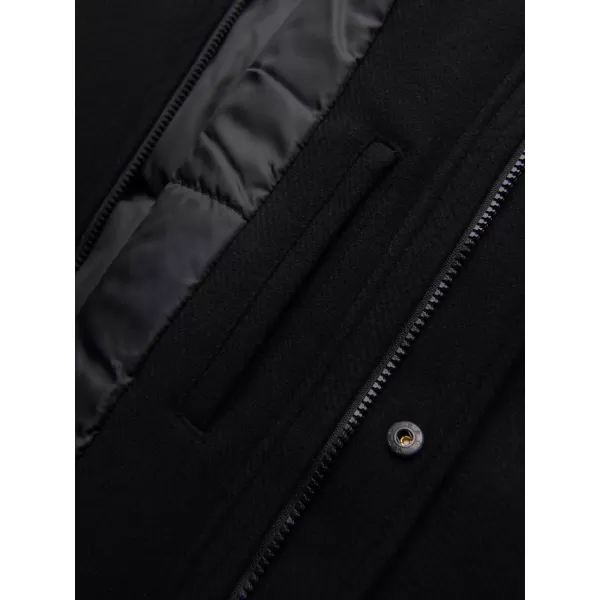  Férfi parka OMBRE OM-COWC-0161 FEKETE 