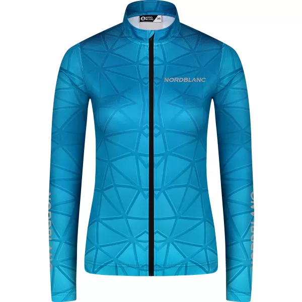  Női kerékpáros mez NORDBLANC VELOFLOW NBSLF8105 TÜRKIZ 