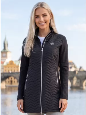 Női hibrid kabát ALTISPORT IRYSA FEKETE