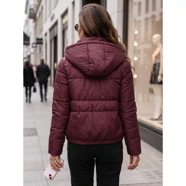  Női kabát DSTREET TY5859 BORDÓ 