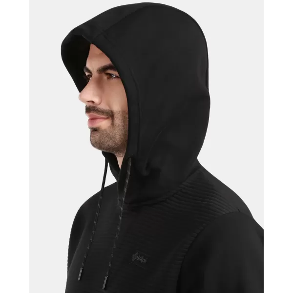  Férfi polár pulóver KILPI DELEG-M 1M0211KI FEKETE 