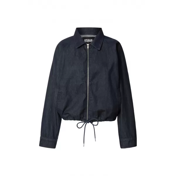  Női kabát URBAN CLASSICS TB8295 KÉK ÖBLÍTETT MOSOTT 