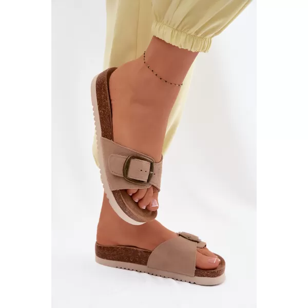  Női papucs BOTO 2833 KHAKI 