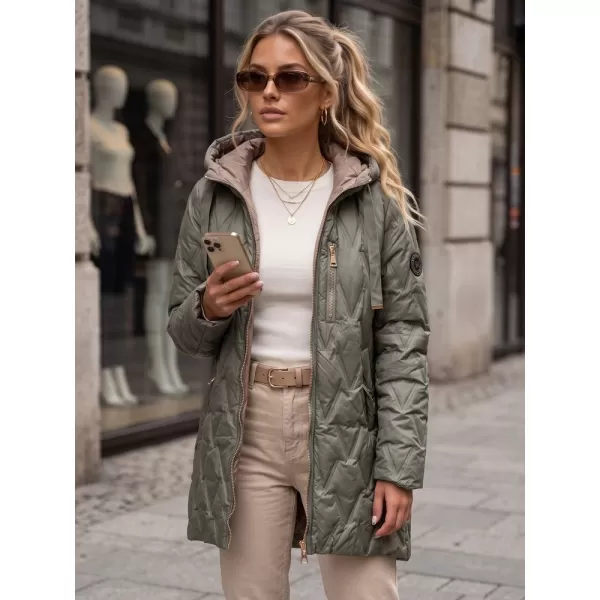  Női kabát DSTREET TY5770 ZÖLD 