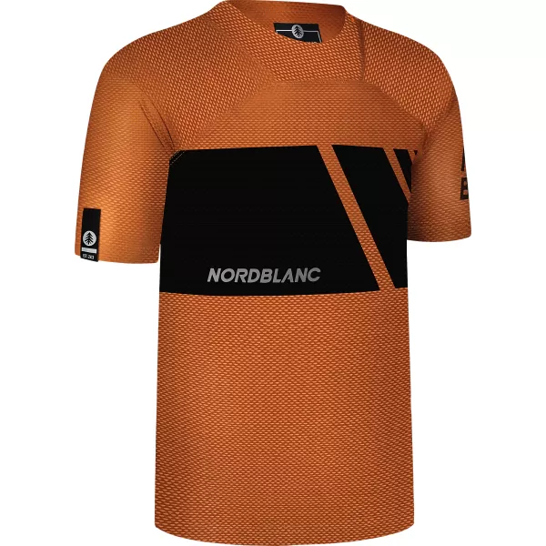  Funkcionális férfi kerékpáros póló NORDBLANC MUD NBSMF8083 BARNA 