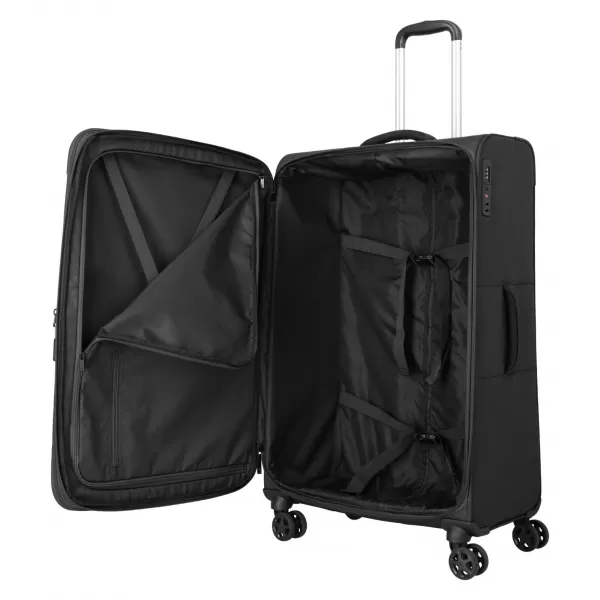  Bőrönd TRAVELITE Kick Off 4w L exp FEKETE 