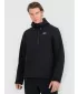 Férfi softshell kabát 4F RAW25TSOFM506 MÉLYFEKETE