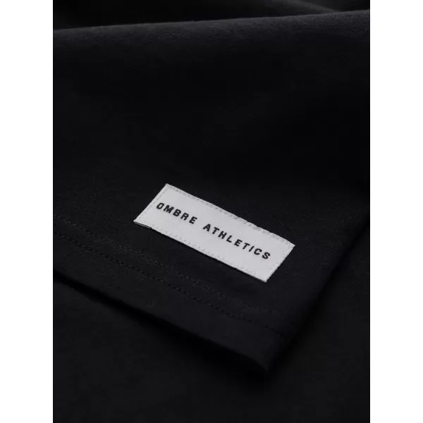  Férfi póló OMBRE OM-TSPT-0297 FEKETE 