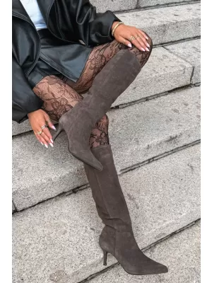Női csizma BIG STAR SHOES UU274495 BARNA/BÉZS ÁRNYÉKOK