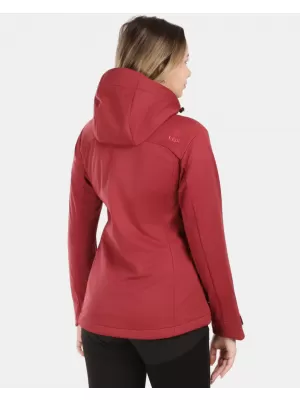 Női softshell kabát KILPI ONTAVIA-W 1L0113KI SÖTÉTVÖRÖS