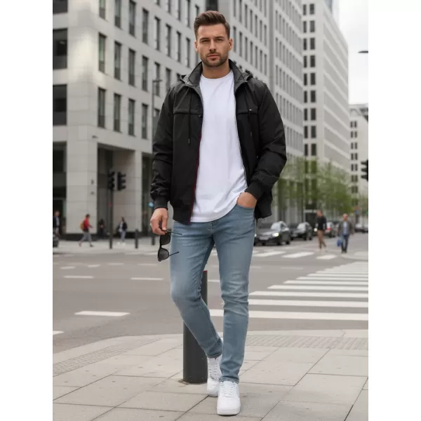  Férfi dzseki DSTREET TX5135 FEKETE 