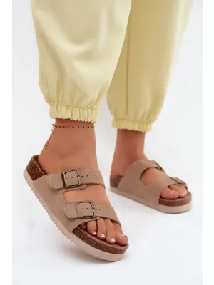Női papucs BOTO 2832 KHAKI