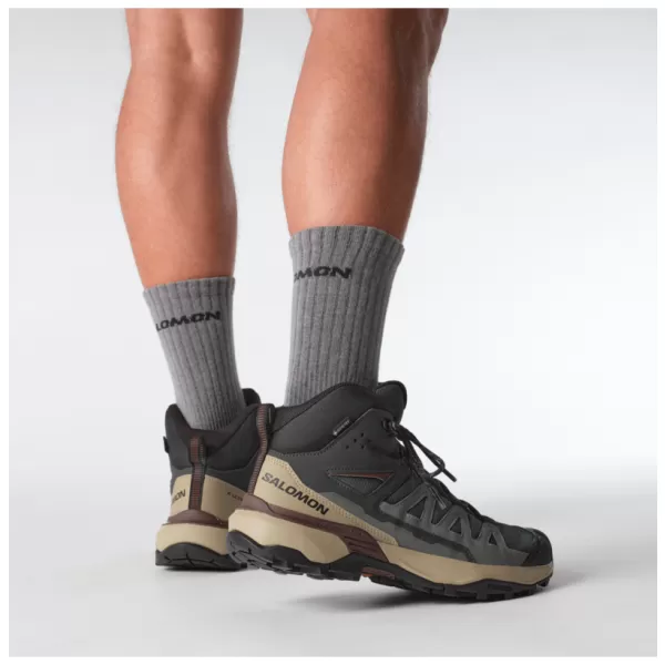  Férfi cipők SALOMON X ULTRA 360 MID GORE-TEX L47743300 FANTOM/DESSZERT CSER/RUM MAZSOLA 