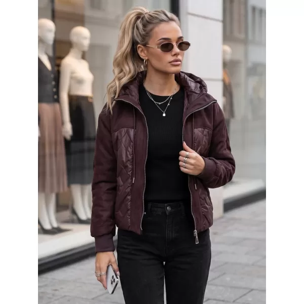  Női kabát DSTREET TY6094 BURGUNDIA 