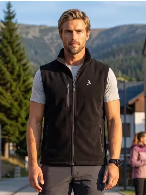 Férfi polár mellény ALTISPORT ALM002525 FEKETE
