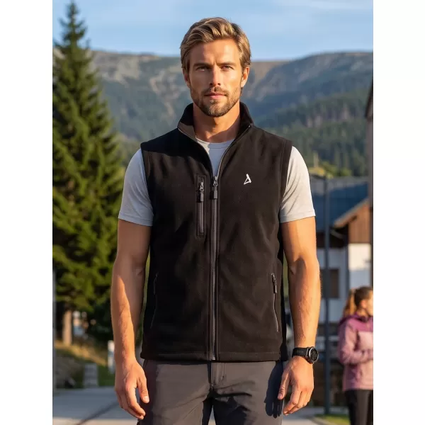  Férfi polár mellény ALTISPORT ALM002525 FEKETE 