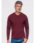Férfi póló OMBRE OM-LSBL-0143 BURGUNDIA