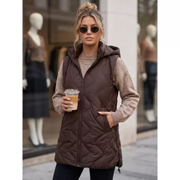  Női mellény DSTREET TY6014 BARNA 