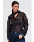 Női blúz OMBRE OW-TS-E0086 FEKETE
