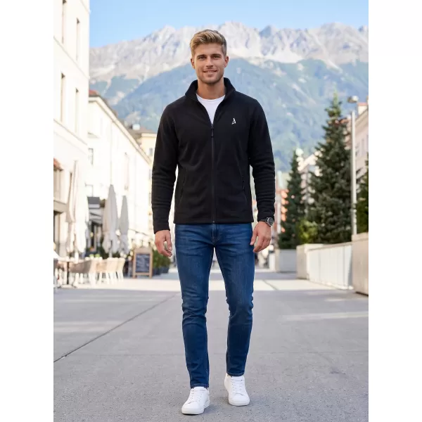  Férfi polár pulóver ALTISPORT ALM002852 FEKETE ÉS EZÜST 