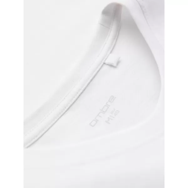  Férfi póló OMBRE OM-TSPT-0269 FEHÉR 