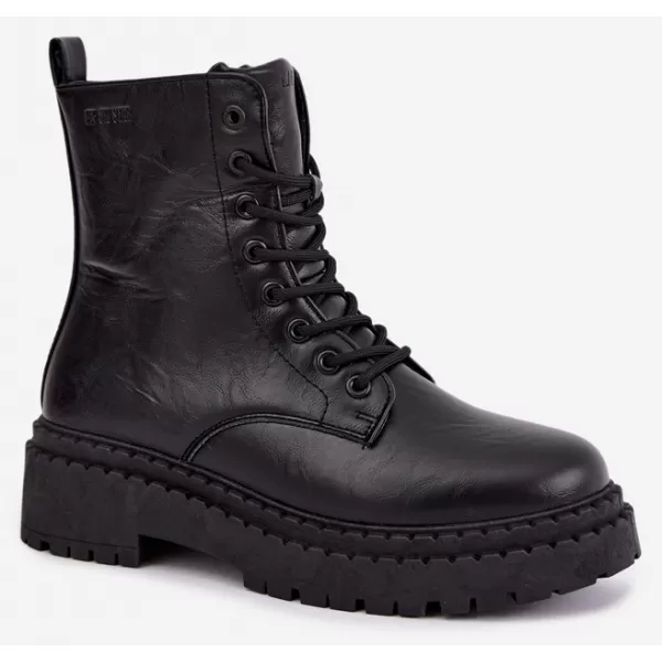  Női bokacsizma BIG STAR SHOES UU274816 FEKETE 