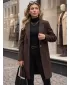 Női kabát DSTREET NY0795 BARNA