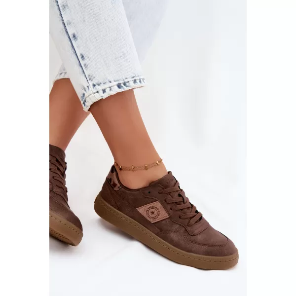  Női tornacipő BIG STAR SHOES UU274017 BARNA/BÉZS 