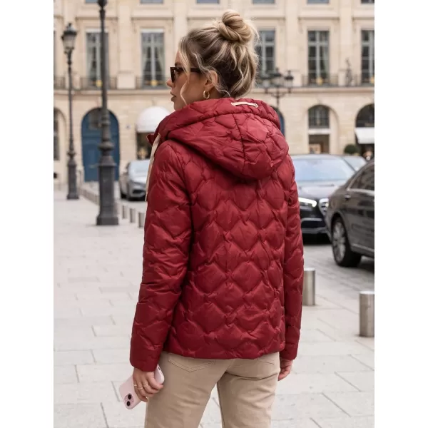  Női kabát DSTREET TY5885 BURGUNDIA 