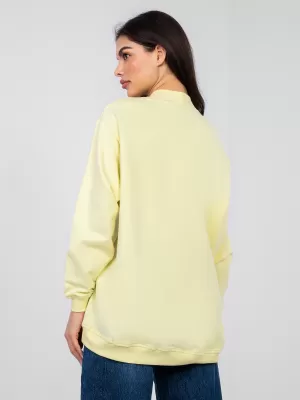 Női pulóver BASIC FEEL GOOD RV-BL-5185.93P ÉLÉNK SÁRGA