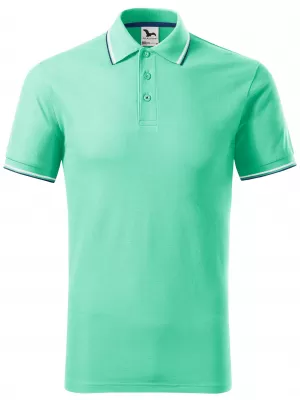 Férfi póló gallérral MALFINI FOCUS 232 MENTA