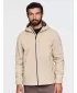 Férfi softshell kabát OMBRE OM-JANP-0292 HOMOK