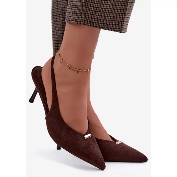  Női pumpák BOTO T681P BROWN 