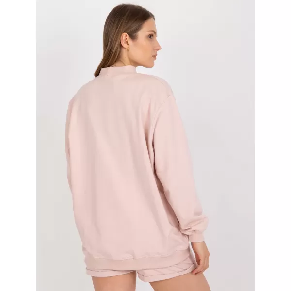  Női pulóver BASIC FEEL GOOD AP-BL-A-R001 ÉLÉNK RÓZSASZÍN 