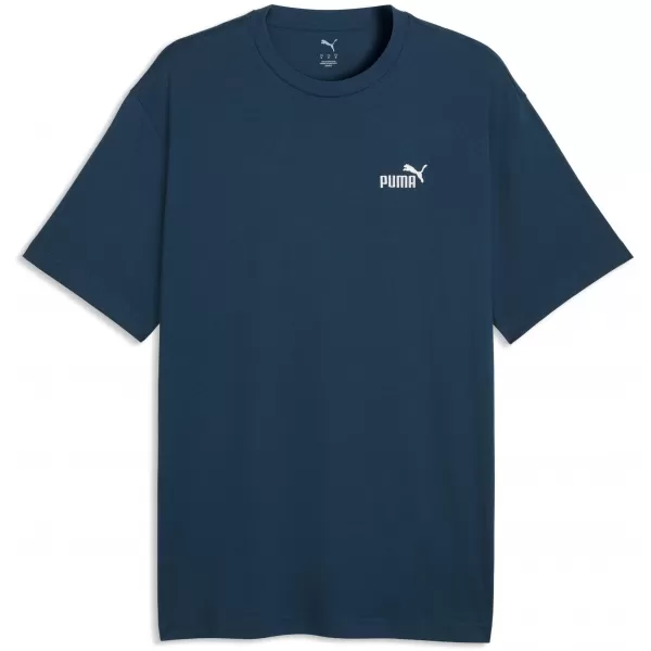  Férfi póló PUMA ESS RELAXED SMALL NO. 1 LOGO TEE 68915336 ÉJFÉLI BENZIN 
