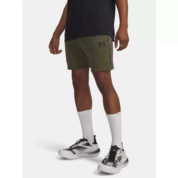  Férfi rövidnadrág UNDER ARMOUR ICON FLEECE SHORT TAPING 1390299-391 ZÖLD 