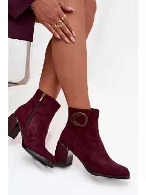 Női bokacsizma ARTIKER 57C0016 BORDO