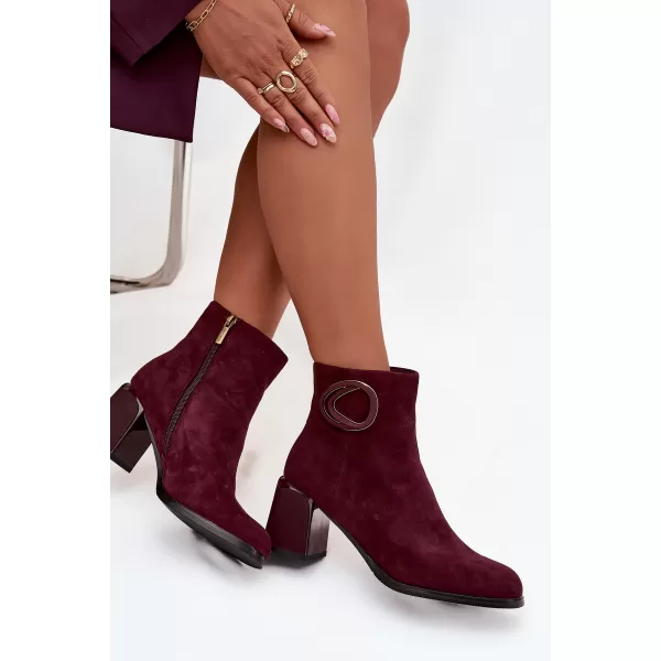  Női bokacsizma ARTIKER 57C0016 BORDO 